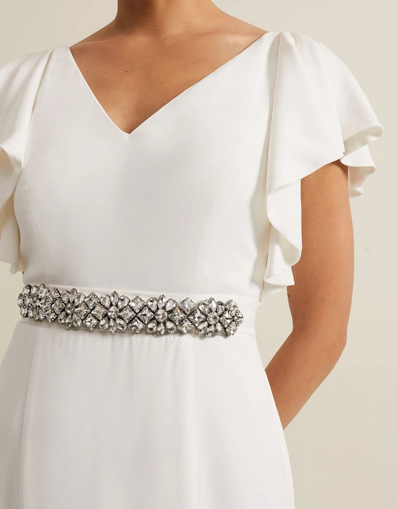 Ellery Frill Maxi Wedding Dress