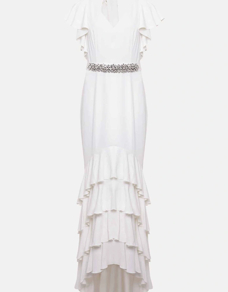 Ellery Frill Maxi Wedding Dress
