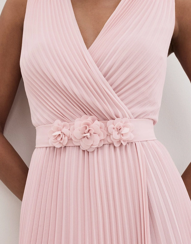 Cressida Pleated Midi Dress