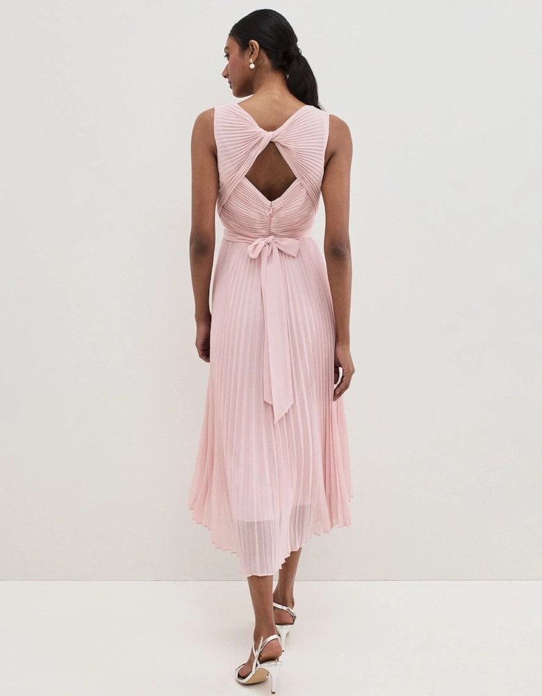Cressida Pleated Midi Dress