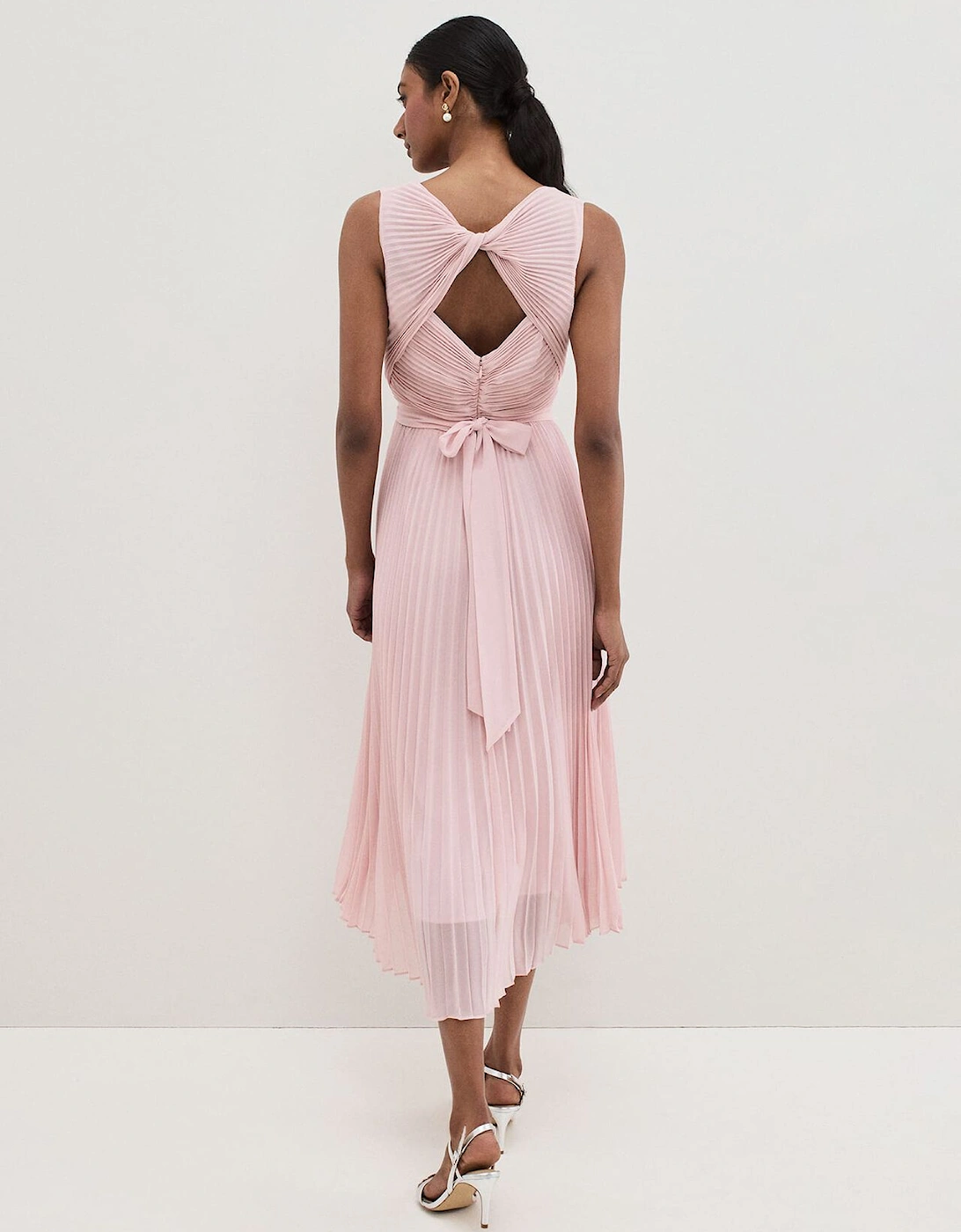 Cressida Pleated Midi Dress