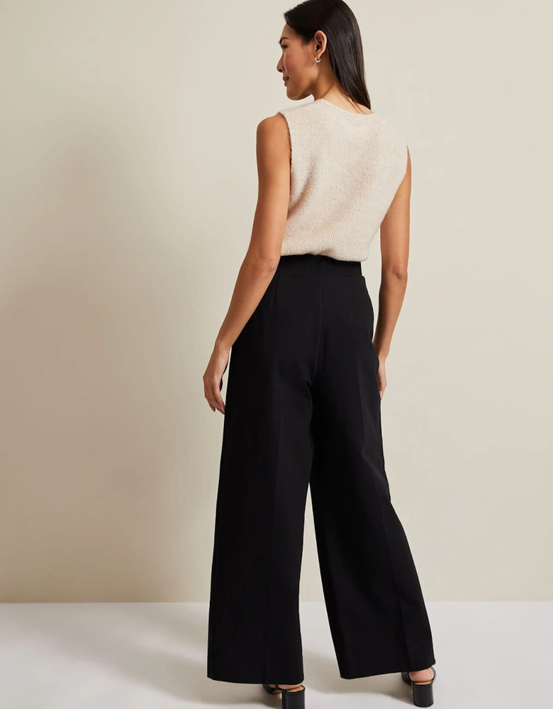 Mila Ponte Wide Leg Trousers