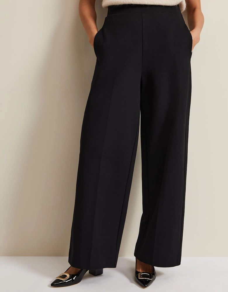 Mila Ponte Wide Leg Trousers