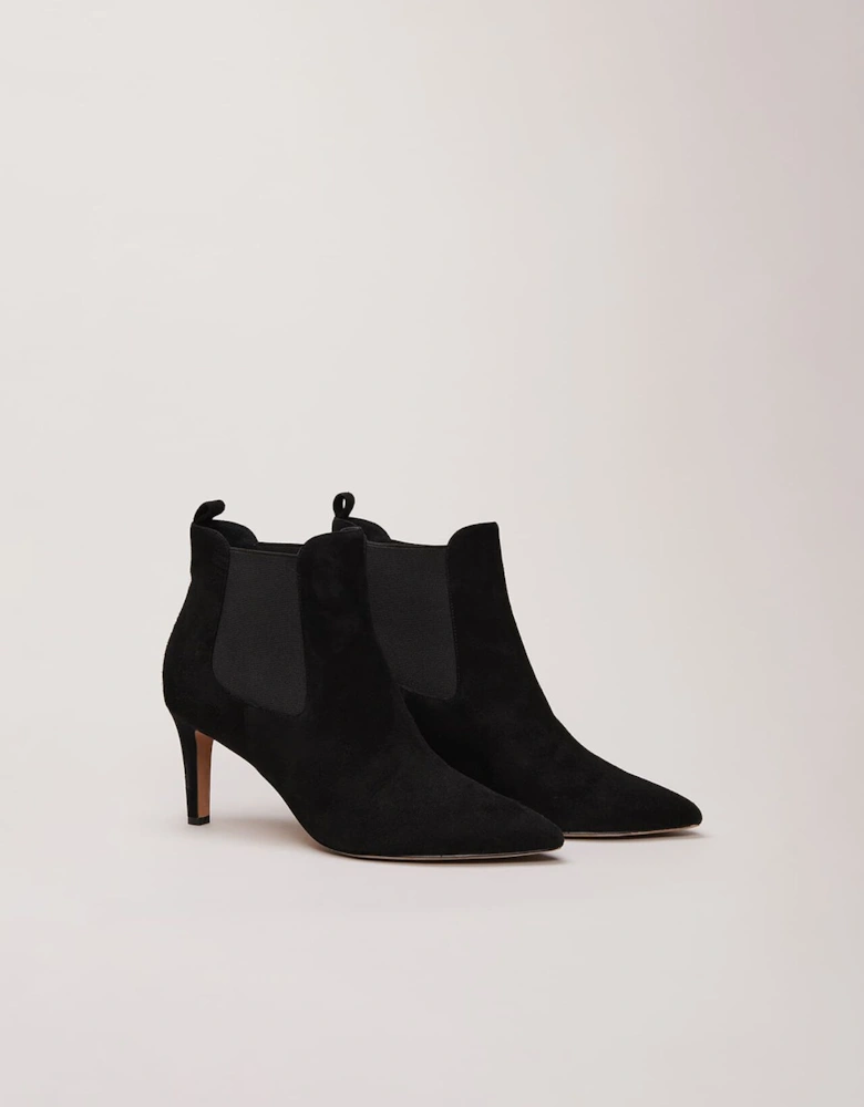 Black Suede Ankle Boots