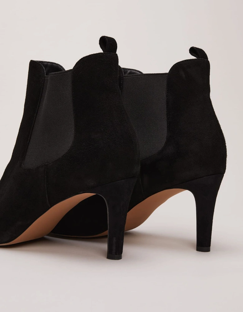 Black Suede Ankle Boots