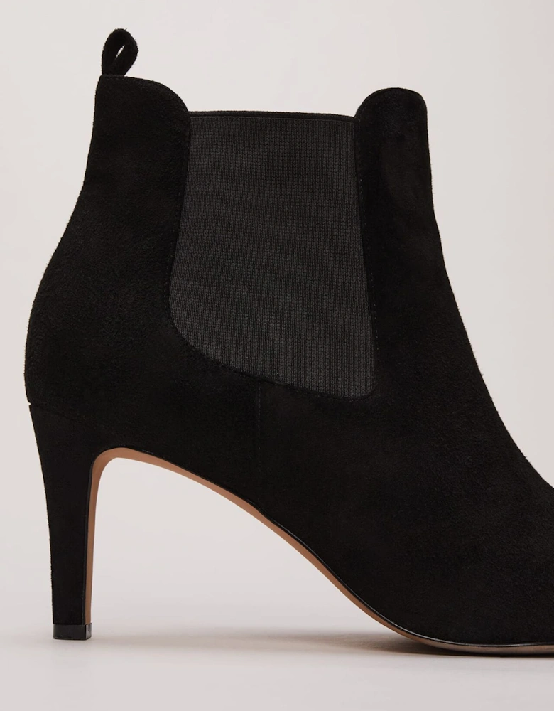 Black Suede Ankle Boots
