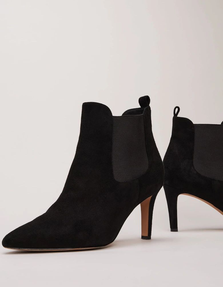 Black Suede Ankle Boots