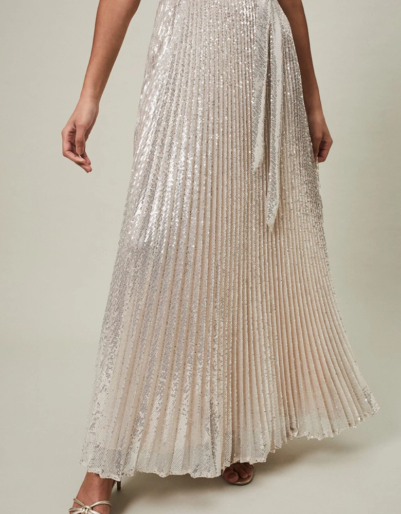 Simara Sequin Maxi Dress