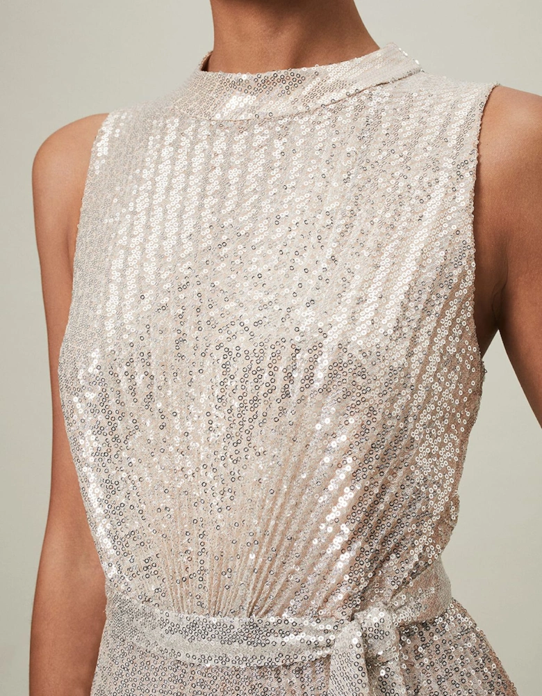 Simara Sequin Maxi Dress