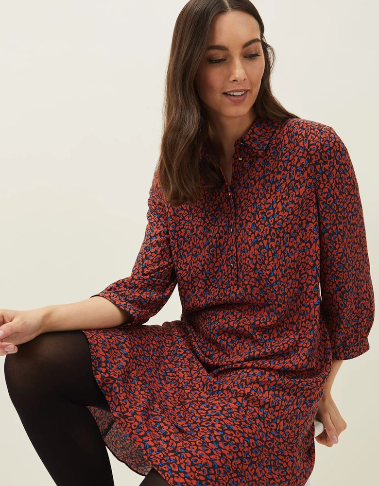 Penele Animal Print Dress