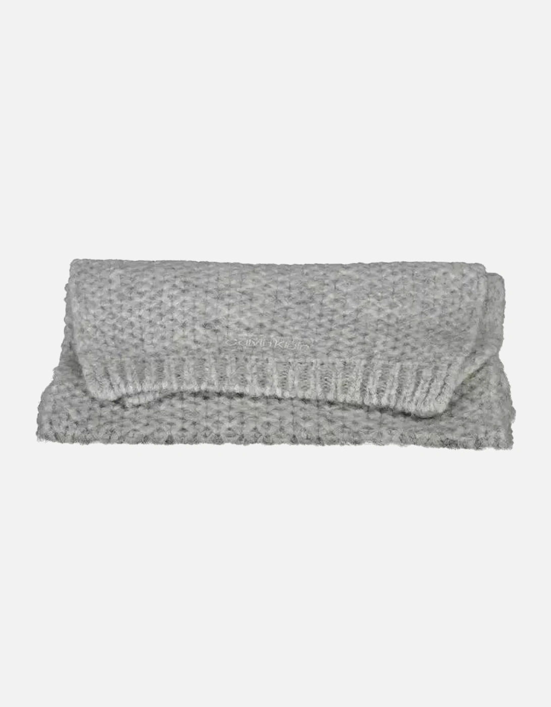 Contrasting Embroidered Logo Scarf Women - Gray Scarves