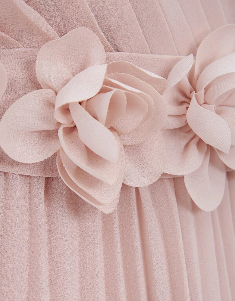 Alecia Pleated Maxi Dress