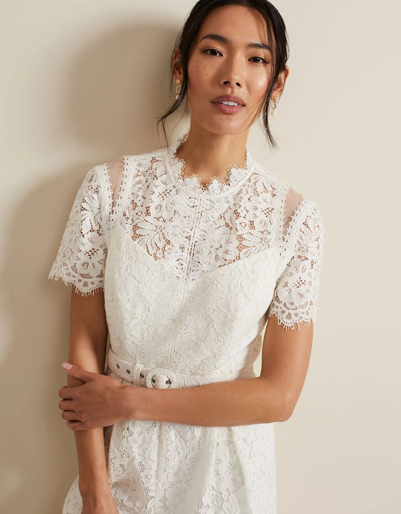 Amaliah Lace Bridal Jumpsuit