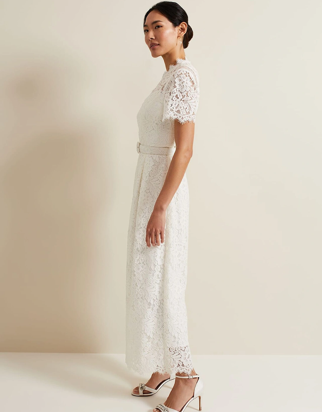 Amaliah Lace Bridal Jumpsuit