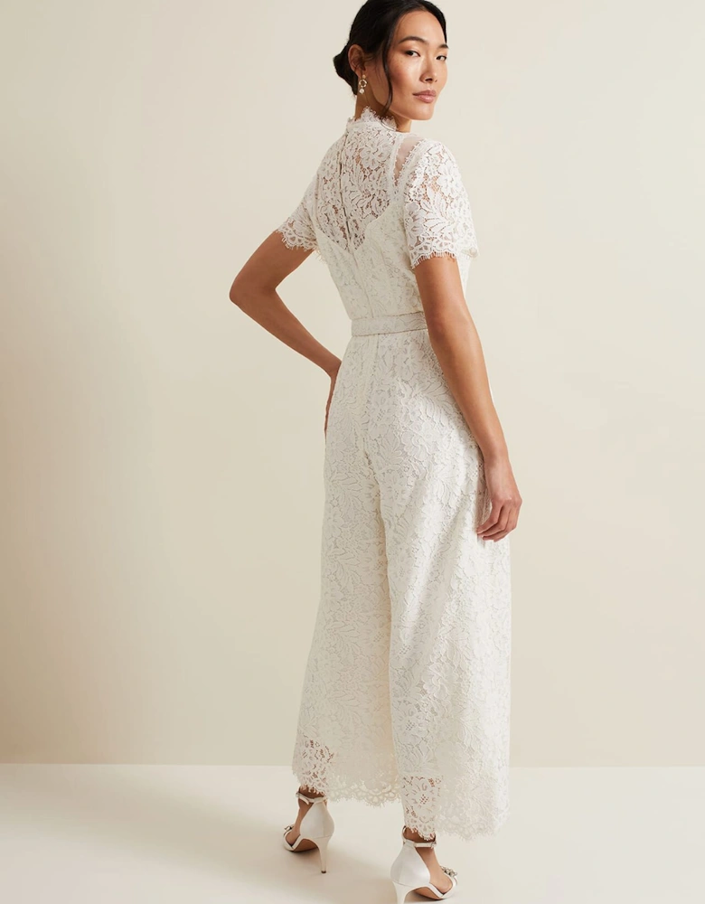 Amaliah Lace Bridal Jumpsuit