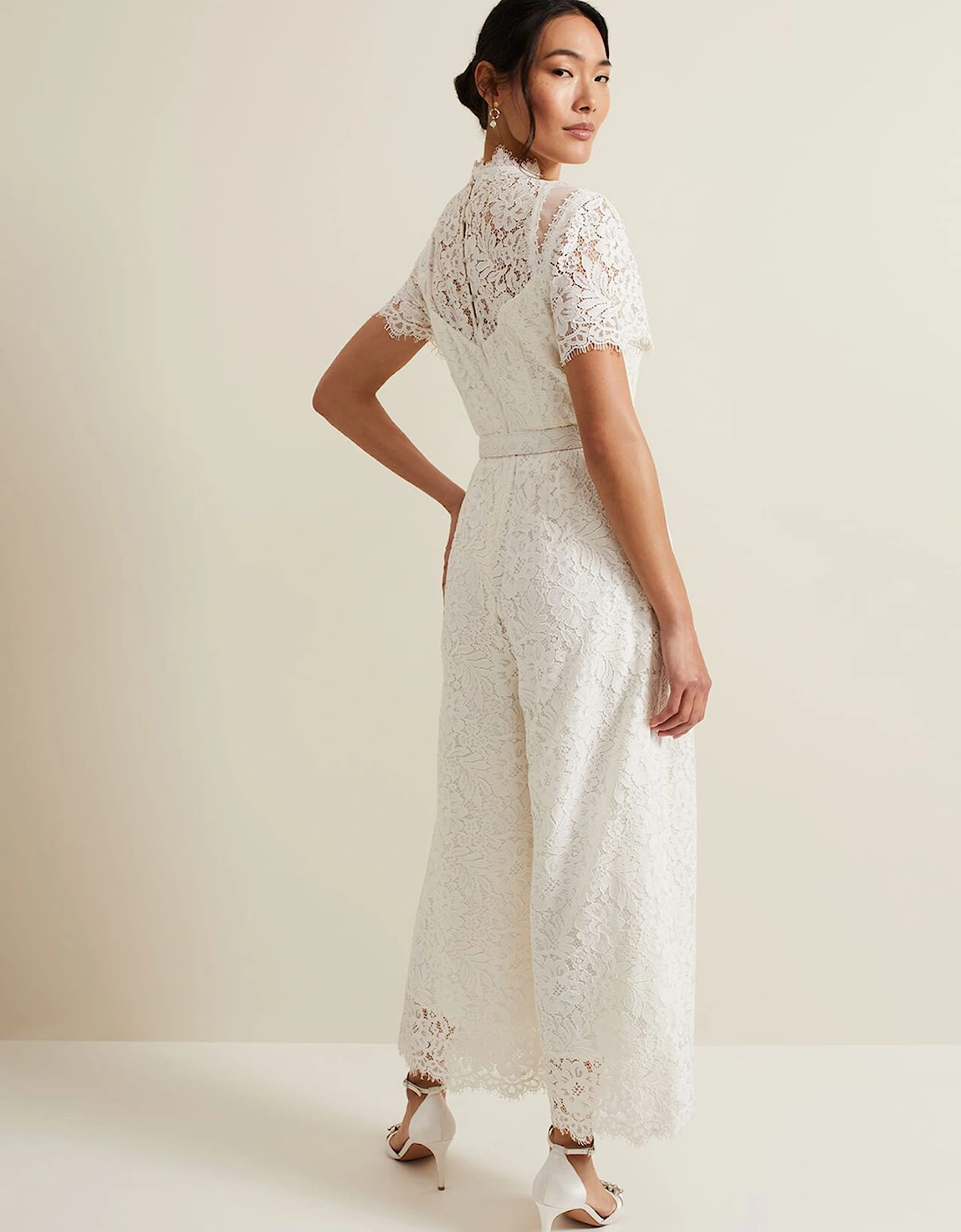 Amaliah Lace Bridal Jumpsuit