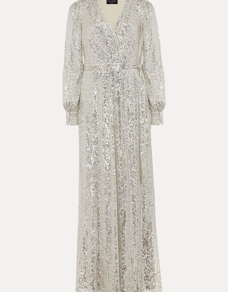 Petite Amily Sequin Maxi Dress