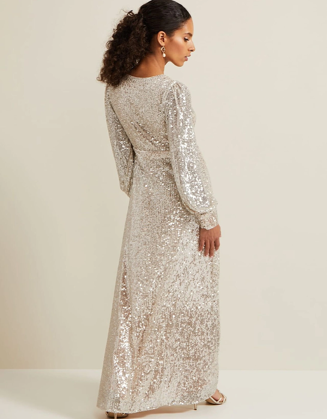 Petite Amily Sequin Maxi Dress