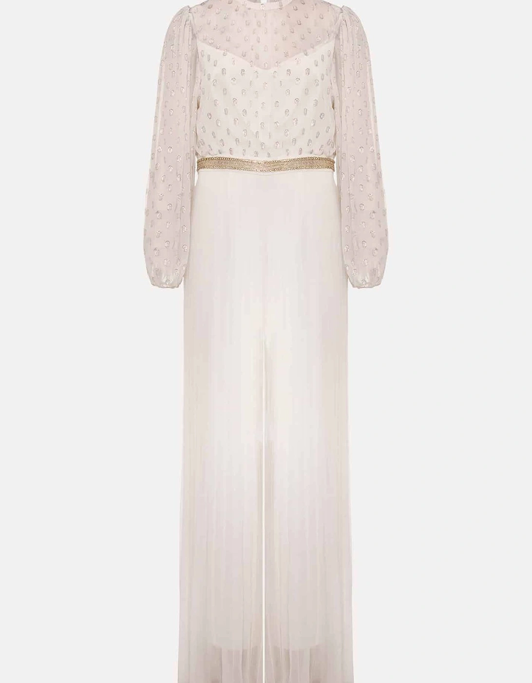 Larissa Pleated Bridal Jumpsuit