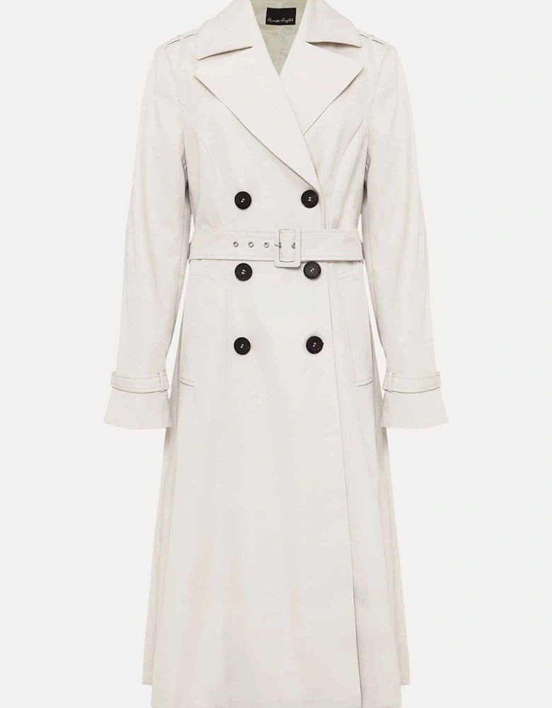 Eleanor Pleat Back Trench Coat