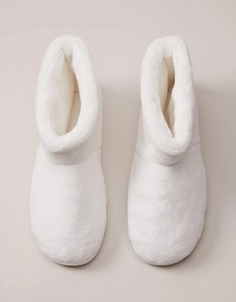 Faux Fur Slipper Boots