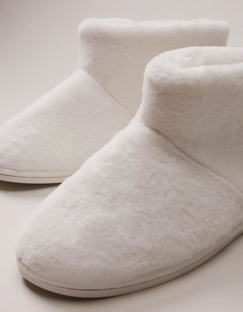 Faux Fur Slipper Boots