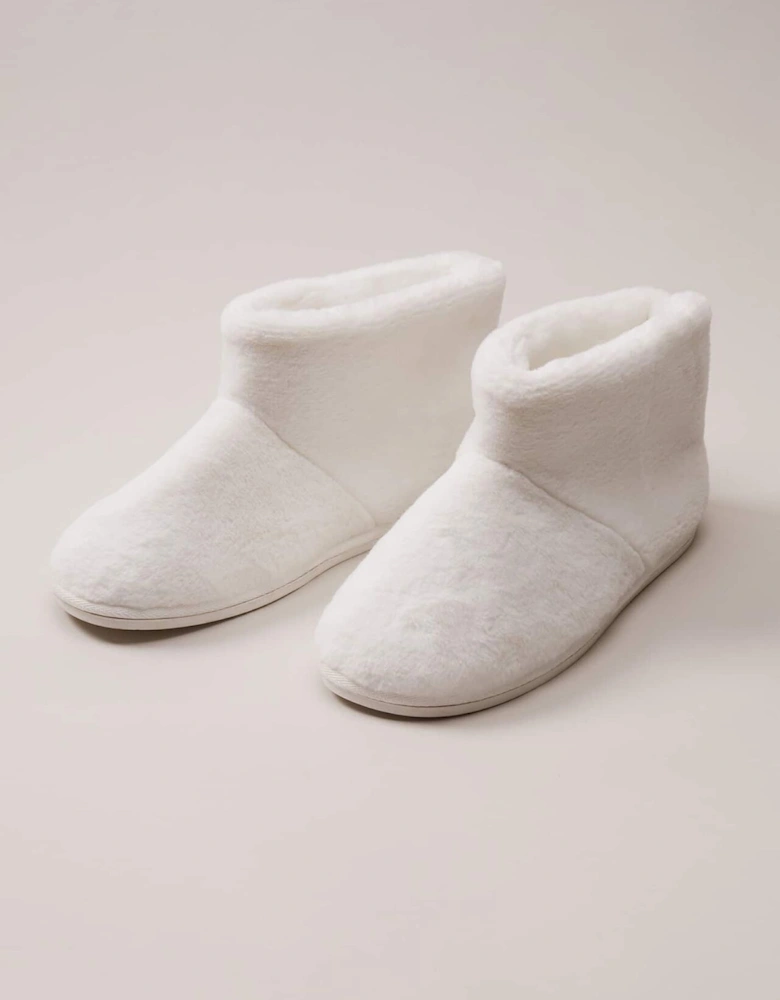 Faux Fur Slipper Boots