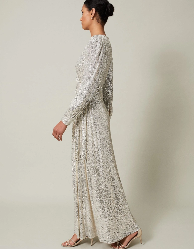 Amily Sequin Maxi Dress