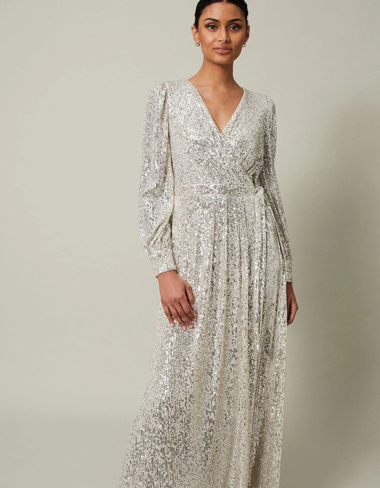 Amily Sequin Maxi Dress