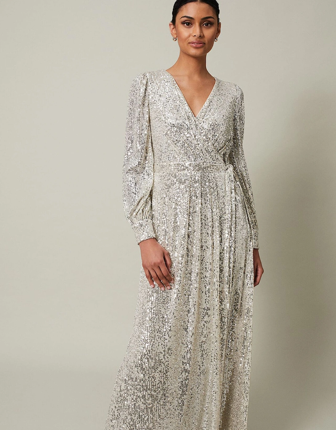 Amily Sequin Maxi Dress