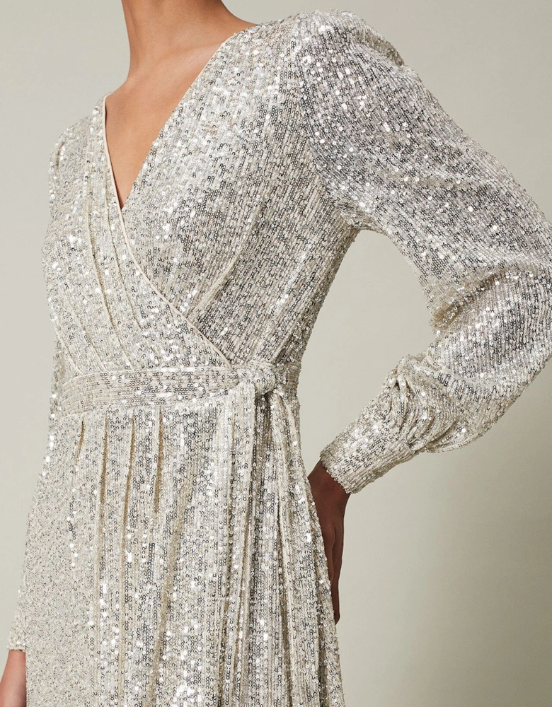 Amily Sequin Maxi Dress