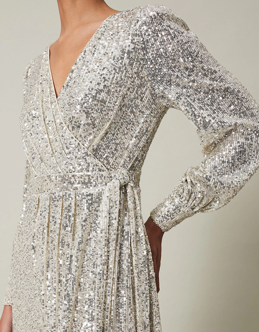 Amily Sequin Maxi Dress