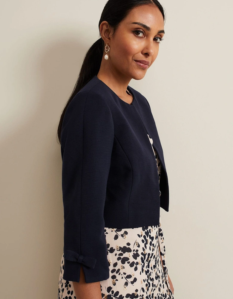 Petite Zoelle Bow Jacket