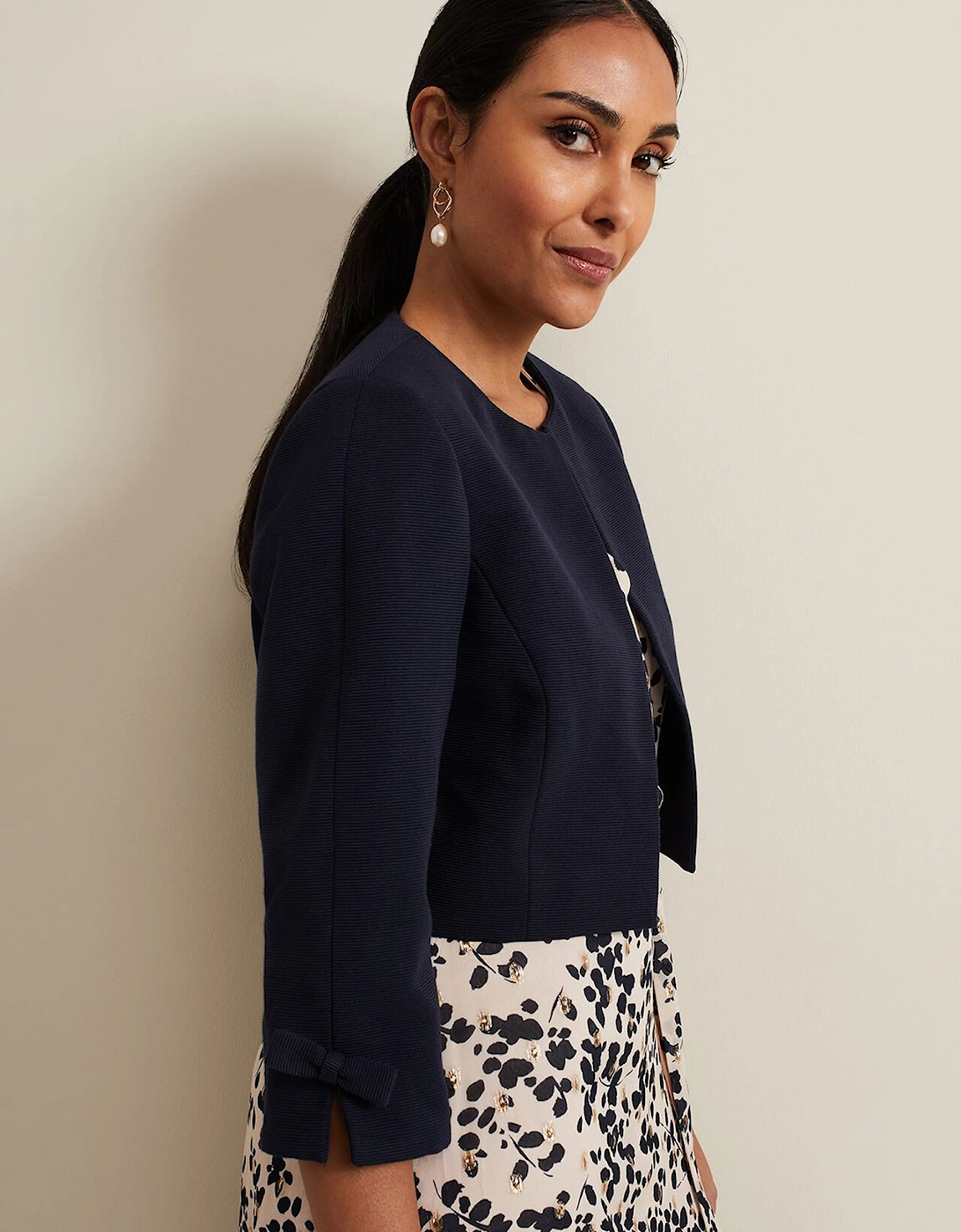 Petite Zoelle Bow Jacket