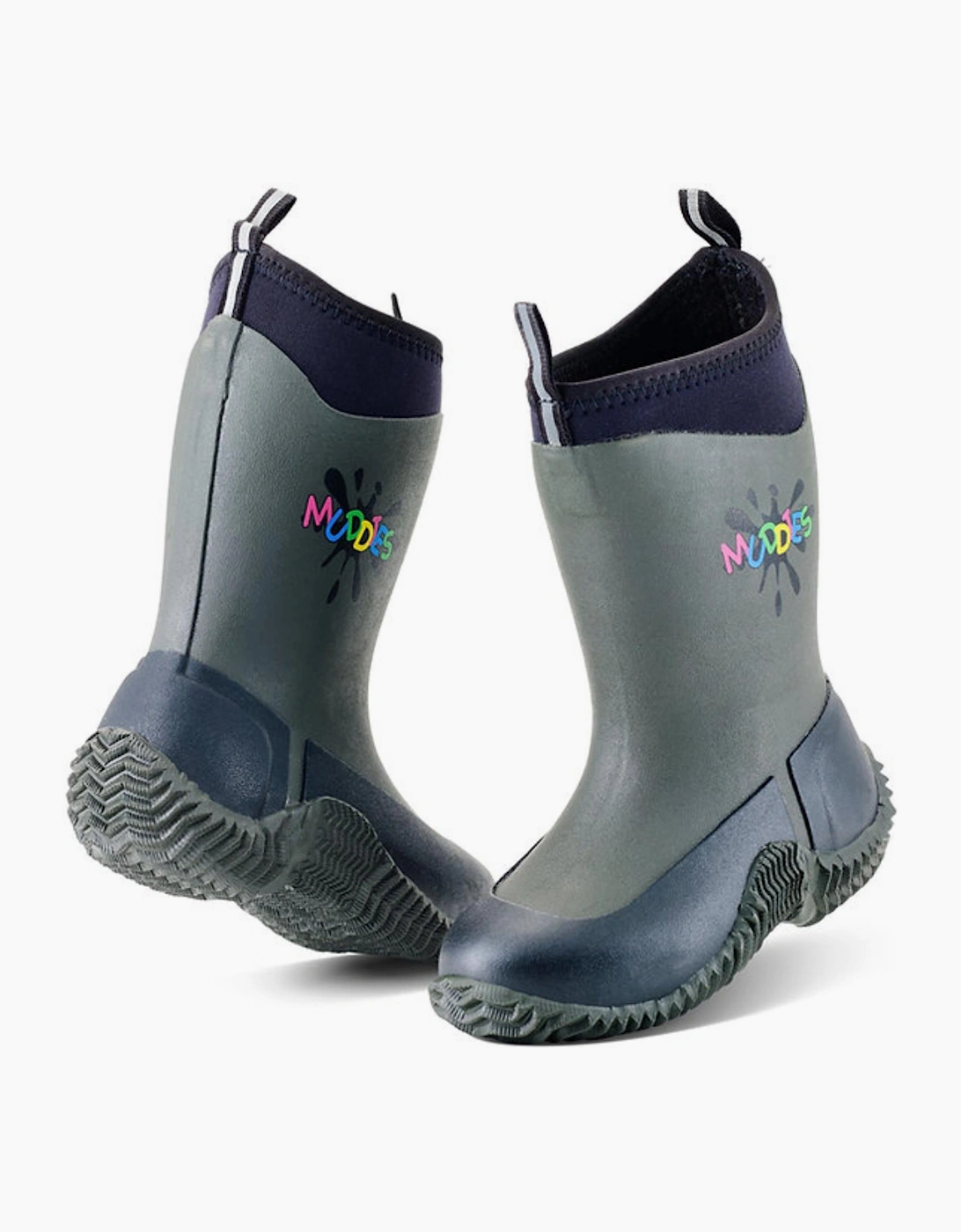 Boy's Grubs Kids Muddies Icicle 5.0 Wellies - Grey - Size: 9K
