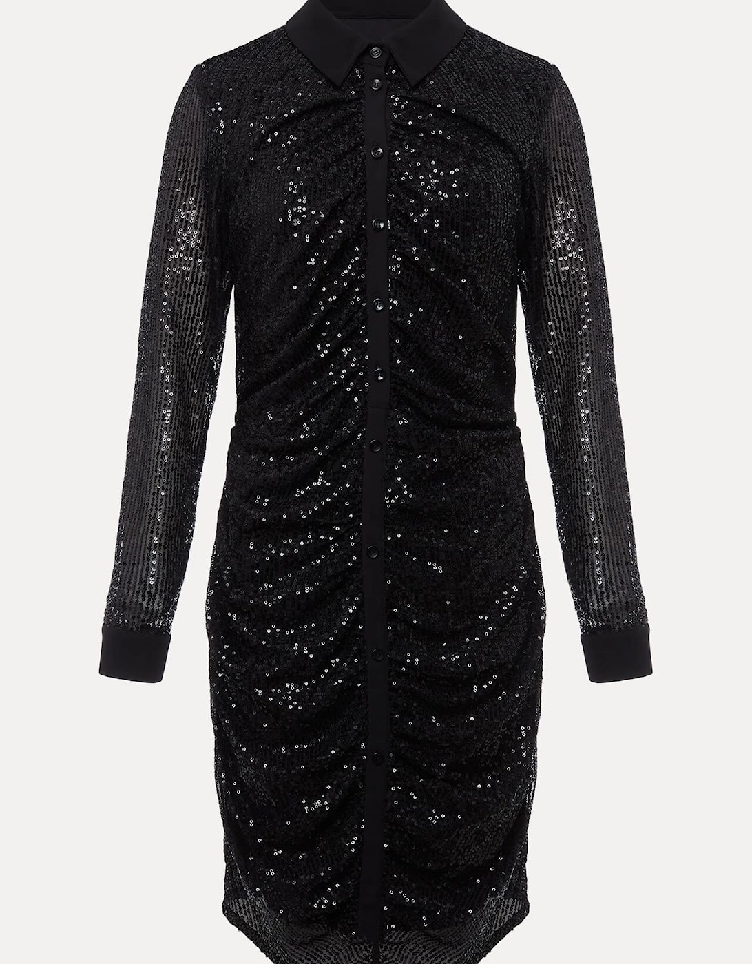 Kirsty Ruched Sequin Dress