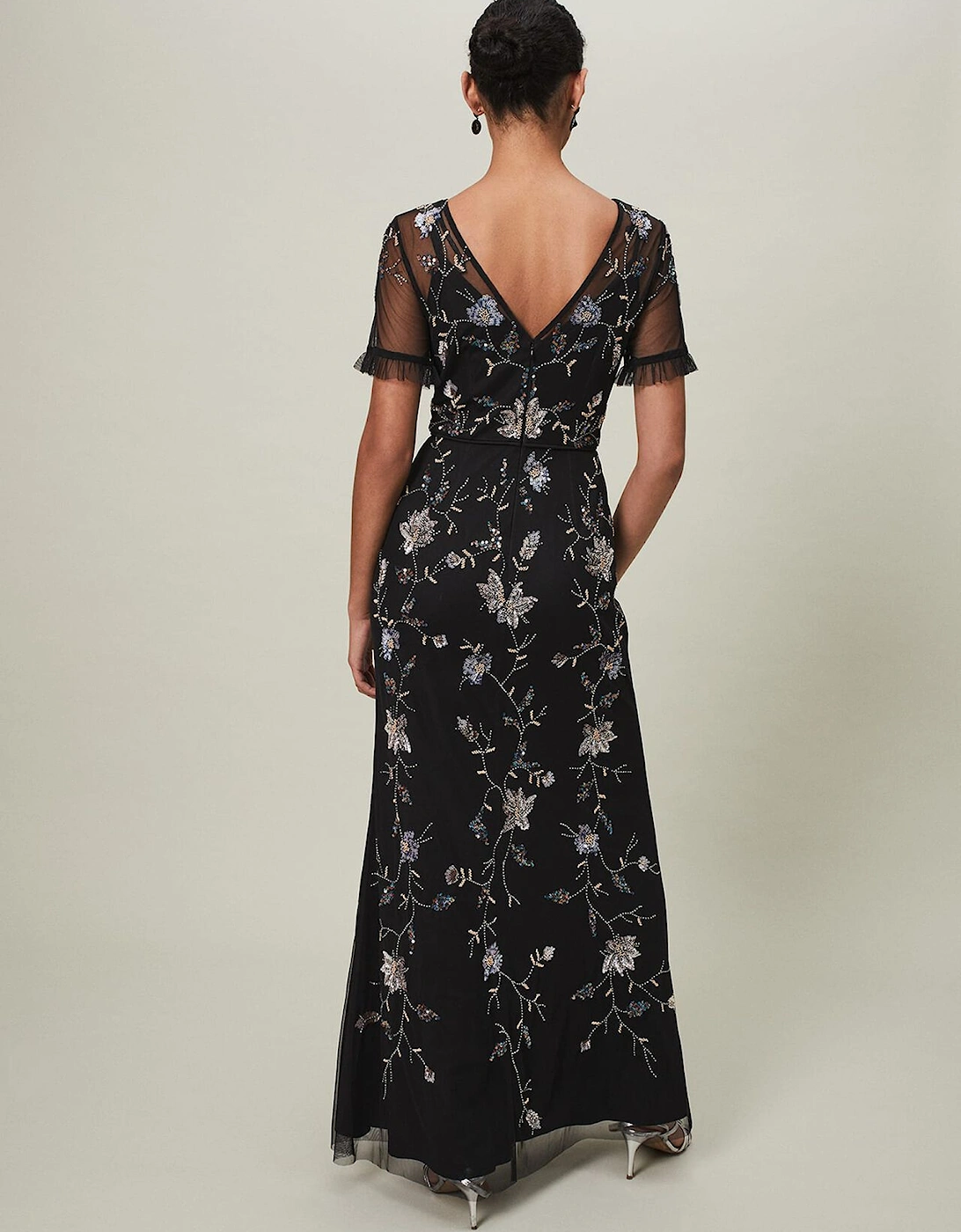 Sierra Sequin Floral Dress