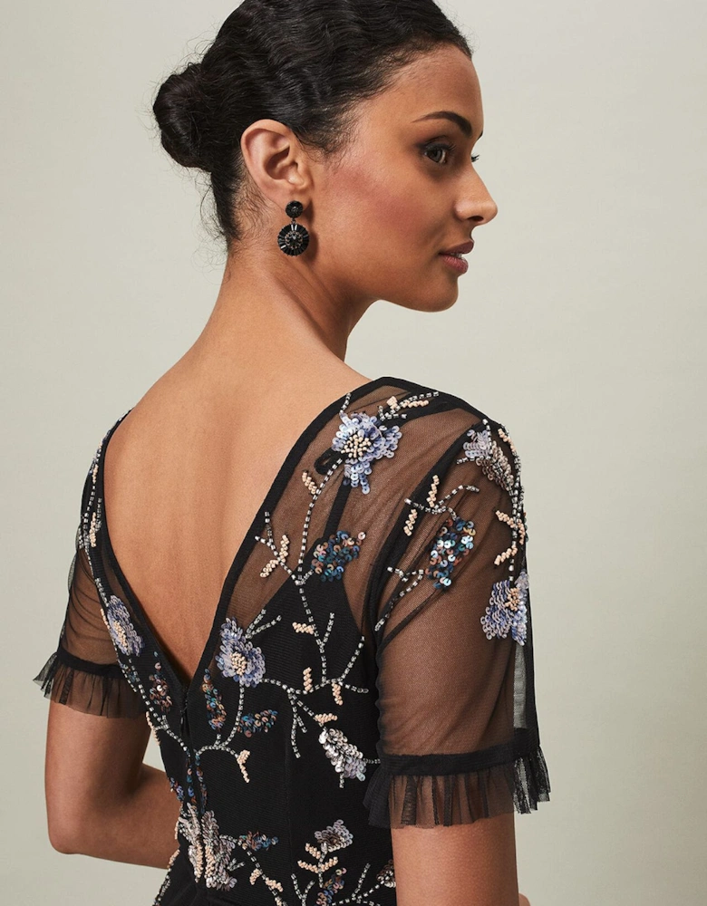 Sierra Sequin Floral Dress