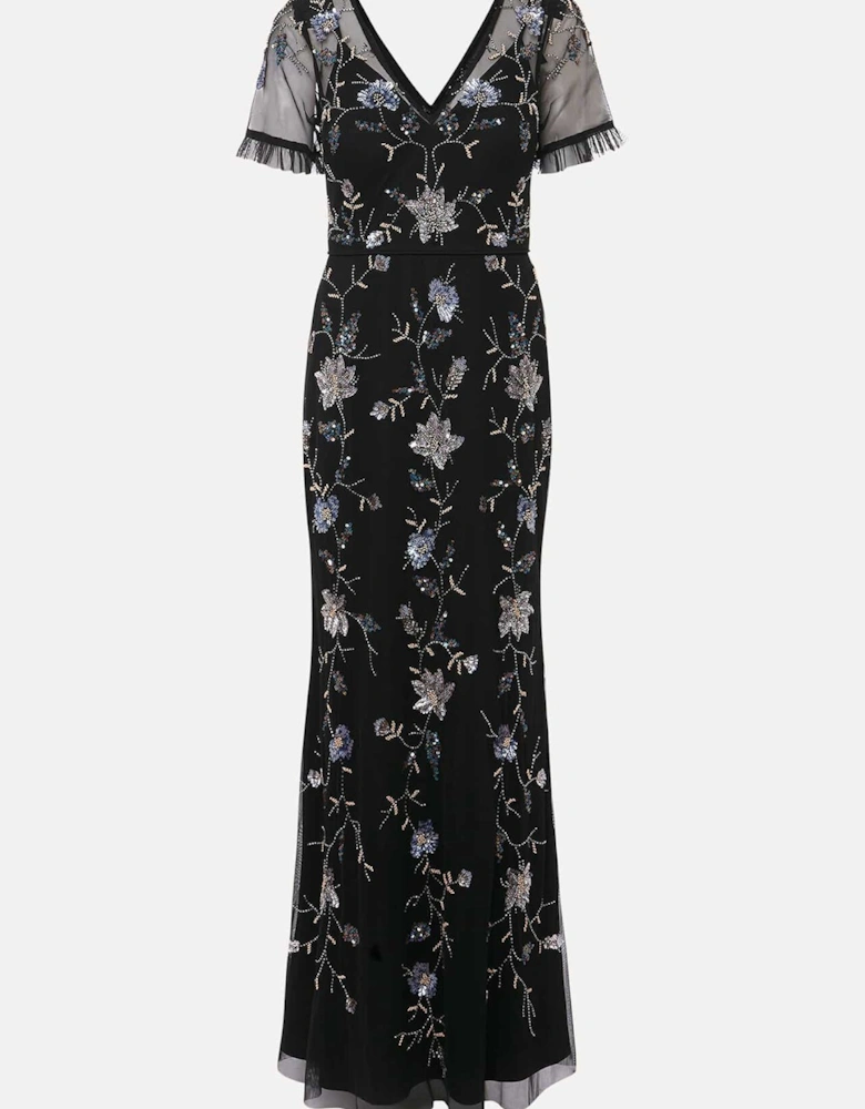 Sierra Sequin Floral Dress