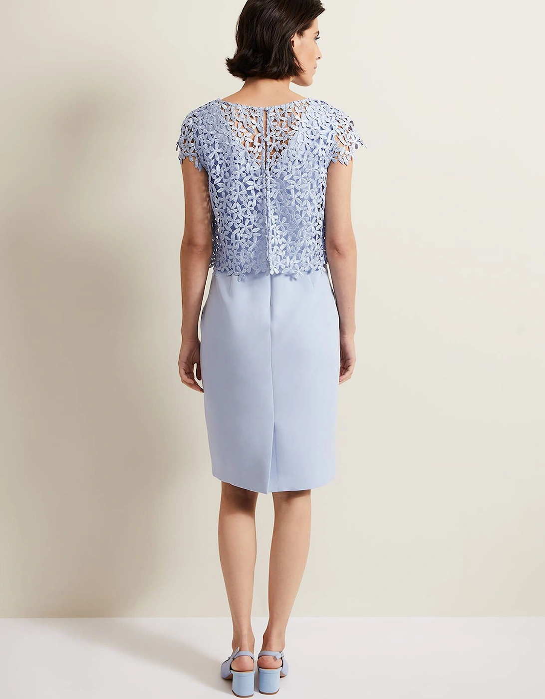 Daisy Lace Double Layer Dress
