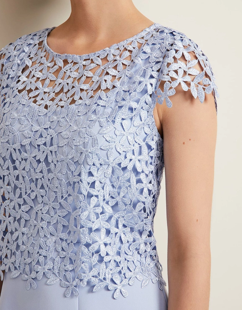 Daisy Lace Double Layer Dress