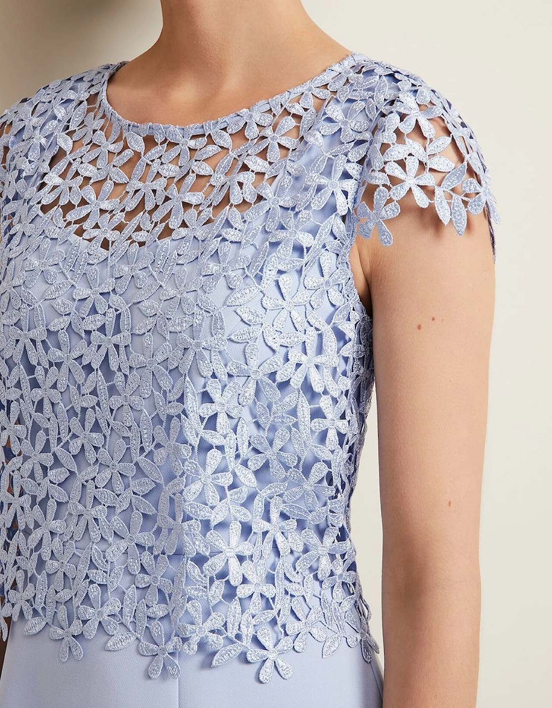 Daisy Lace Double Layer Dress