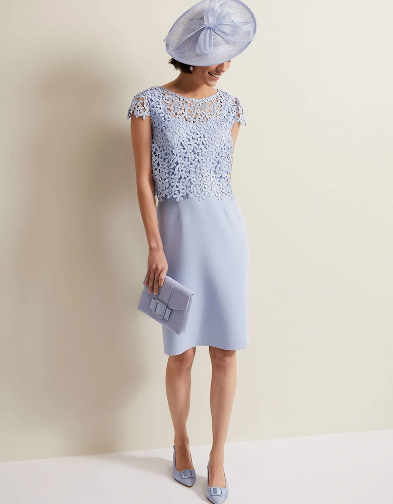 Daisy Lace Double Layer Dress