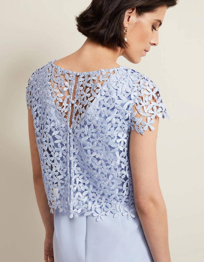 Daisy Lace Double Layer Dress