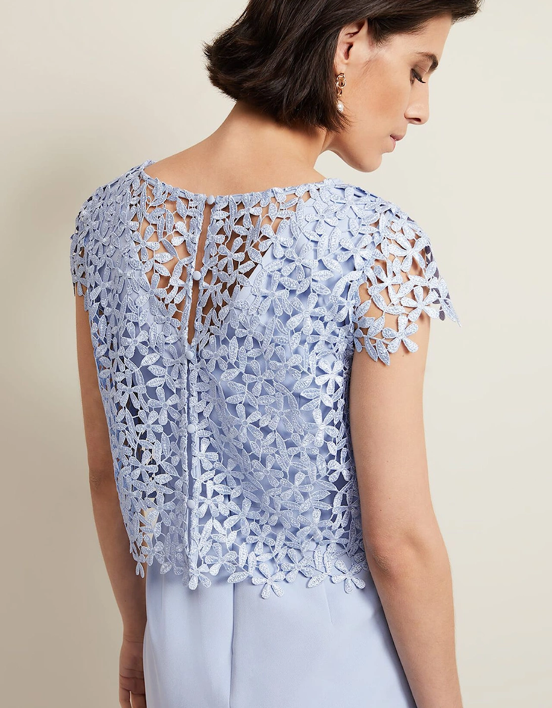 Daisy Lace Double Layer Dress