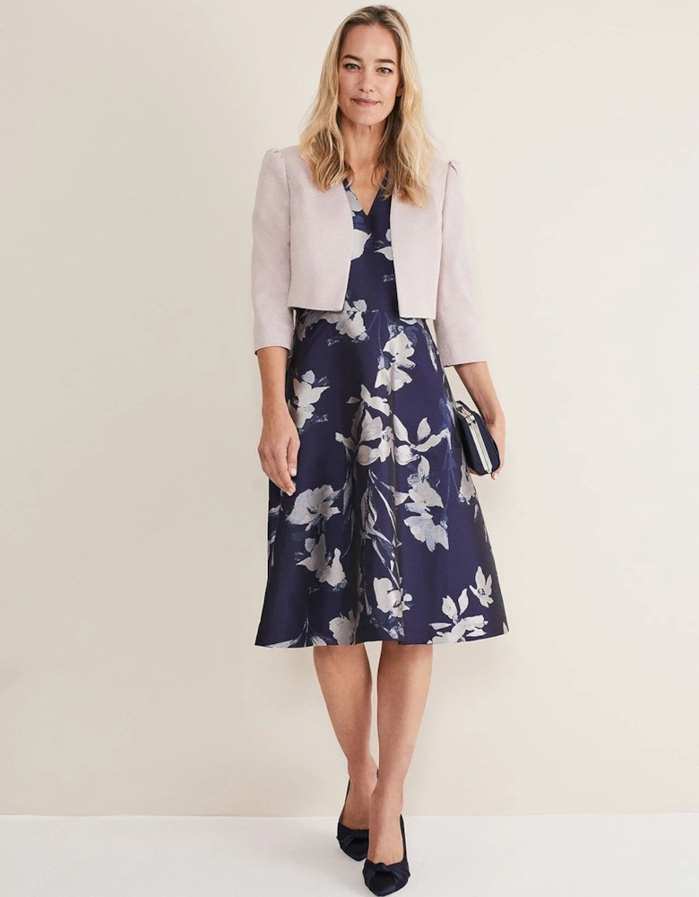 Satin Knot Front Court Shoe