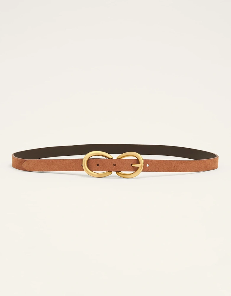 Betsy Double Buckle Suede Belt