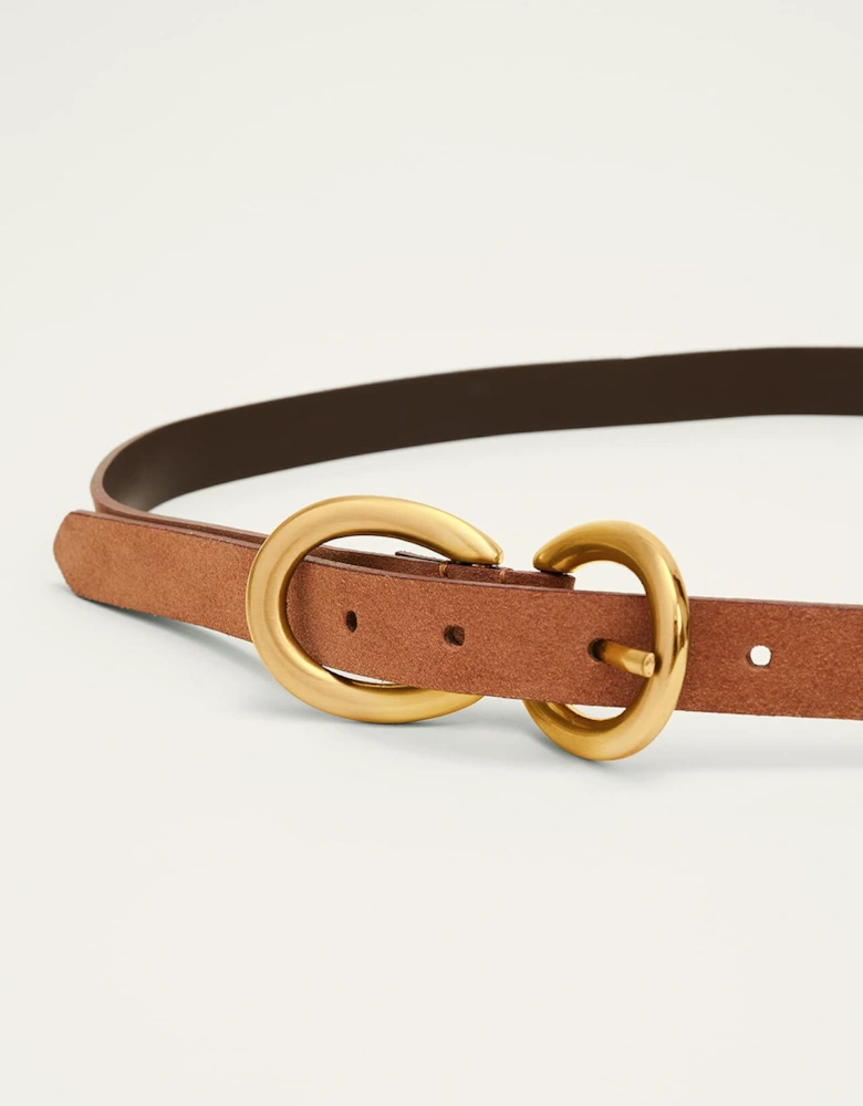 Betsy Double Buckle Suede Belt