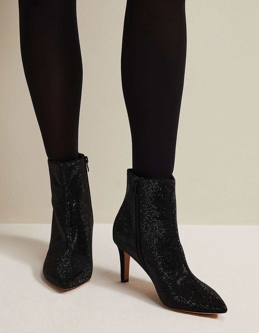 Black Sparkly Boots
