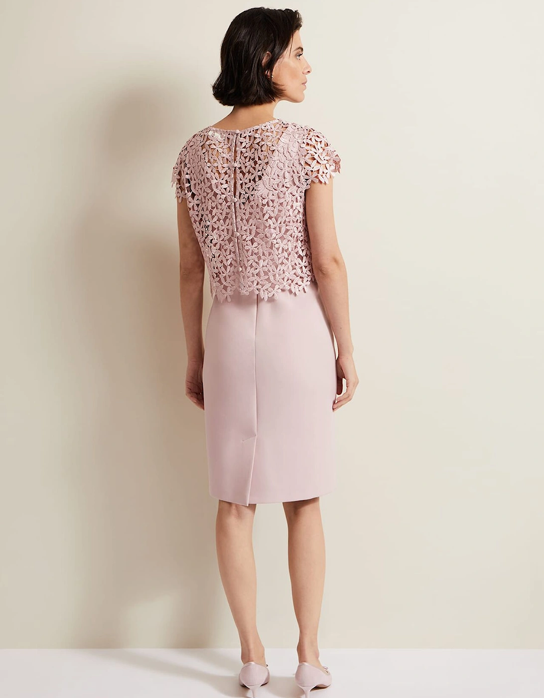Daisy Lace Midi Dress
